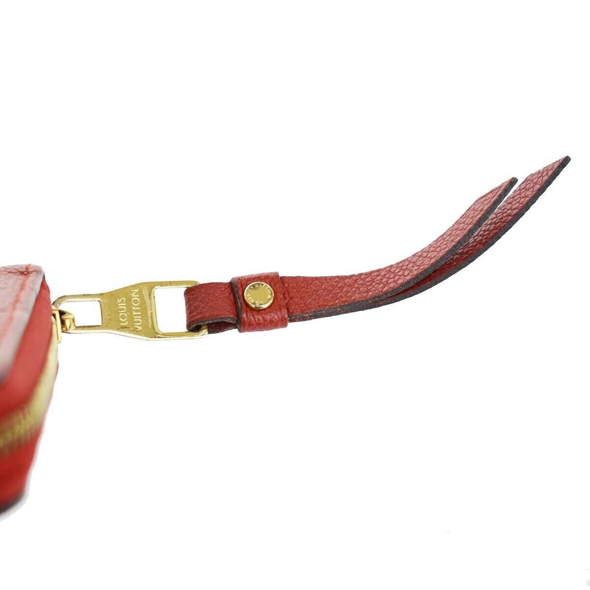 LOUIS VUITTON Zippy Wallet Long Wallet Monogram Empreinte Red M60737 84GA647