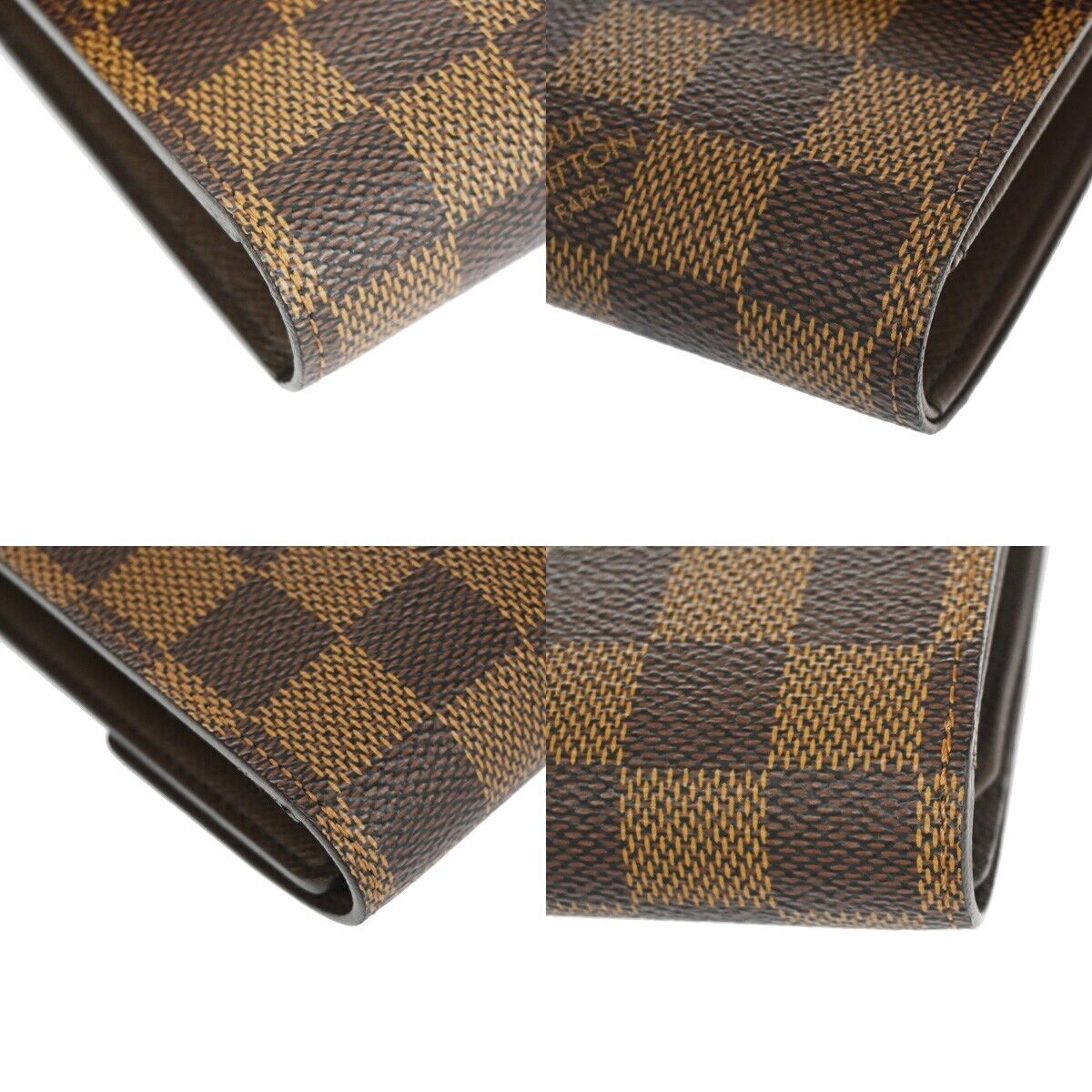 LOUIS VUITTON Porte Tresor Etui Papier Trifold Wallet Damier BN N61202 18RJ327