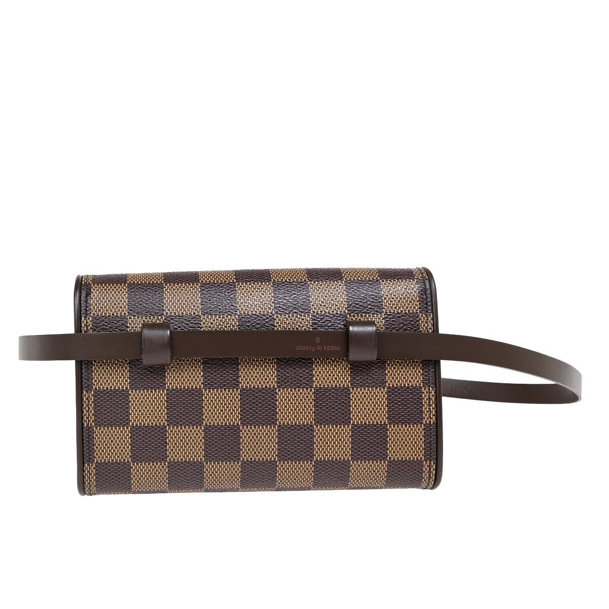 LOUIS VUITTON Pochette Florentine Bum Bag Damier Leather Brown N51856 59FA605