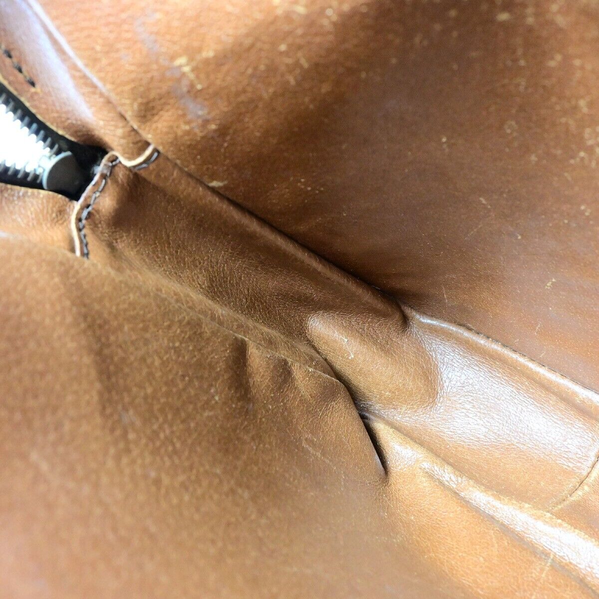 LOUIS VUITTON Petit Marceau Shoulder Bag Monogram Leather Brown M40264 04EB431