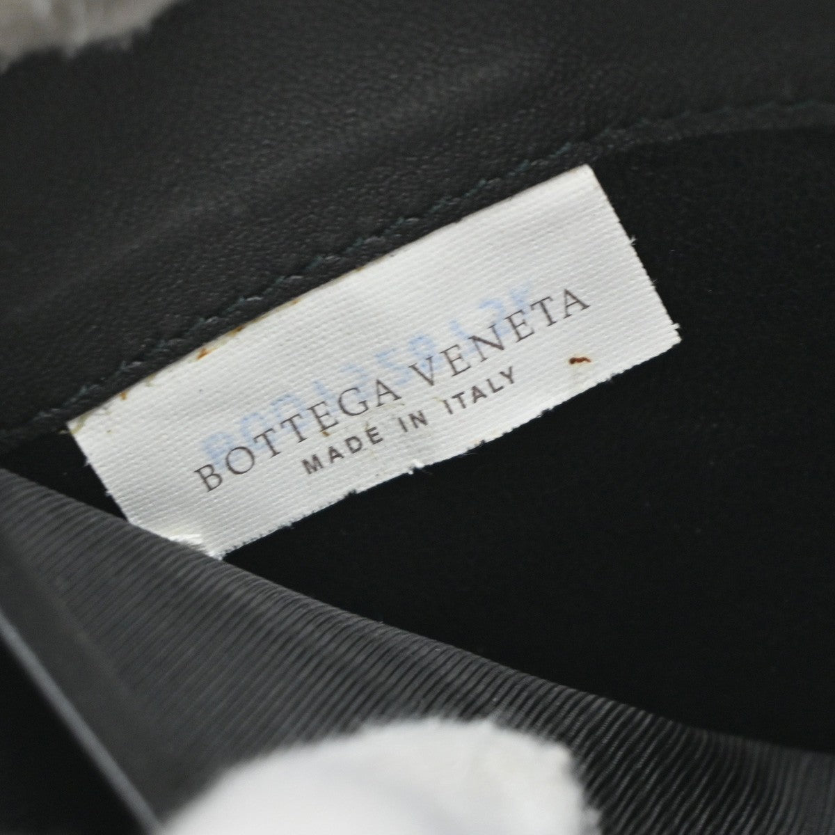 BOTTEGA VENETA Intrecciato Zipper Around Long Wallet Leather Black Italy 65KP223