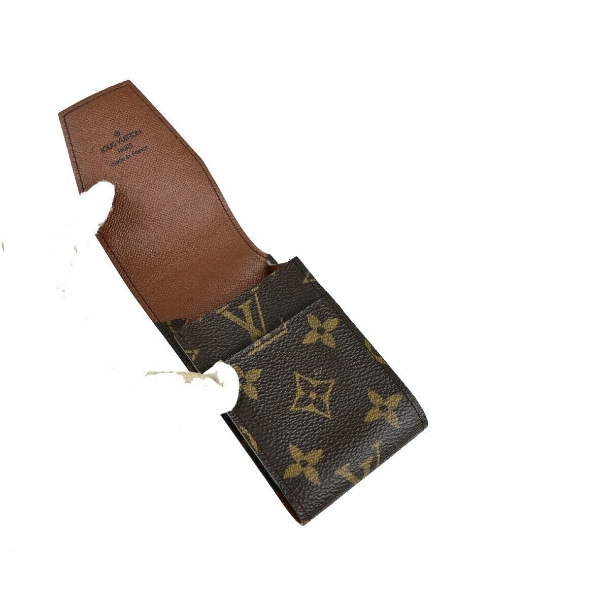LOUIS VUITTON Etui Cigarette Case Monogram Leather Brown M63024 08ED303