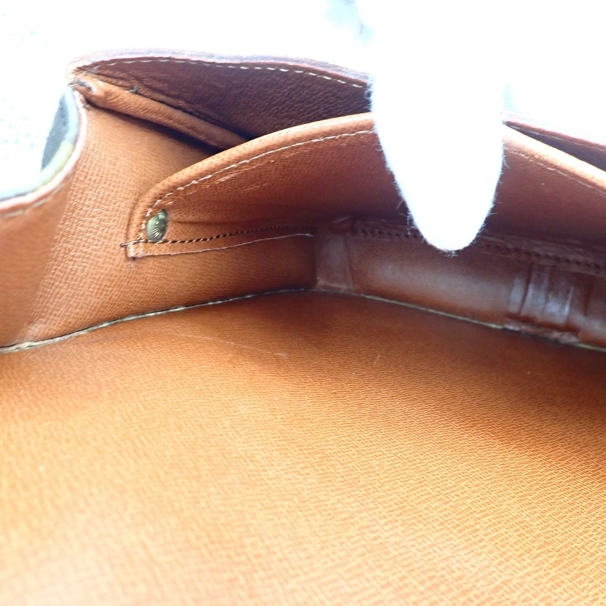 LOUIS VUITTON Cartouchiere MM Shoulder Bag Monogram Leather Brown M51253 72AA194