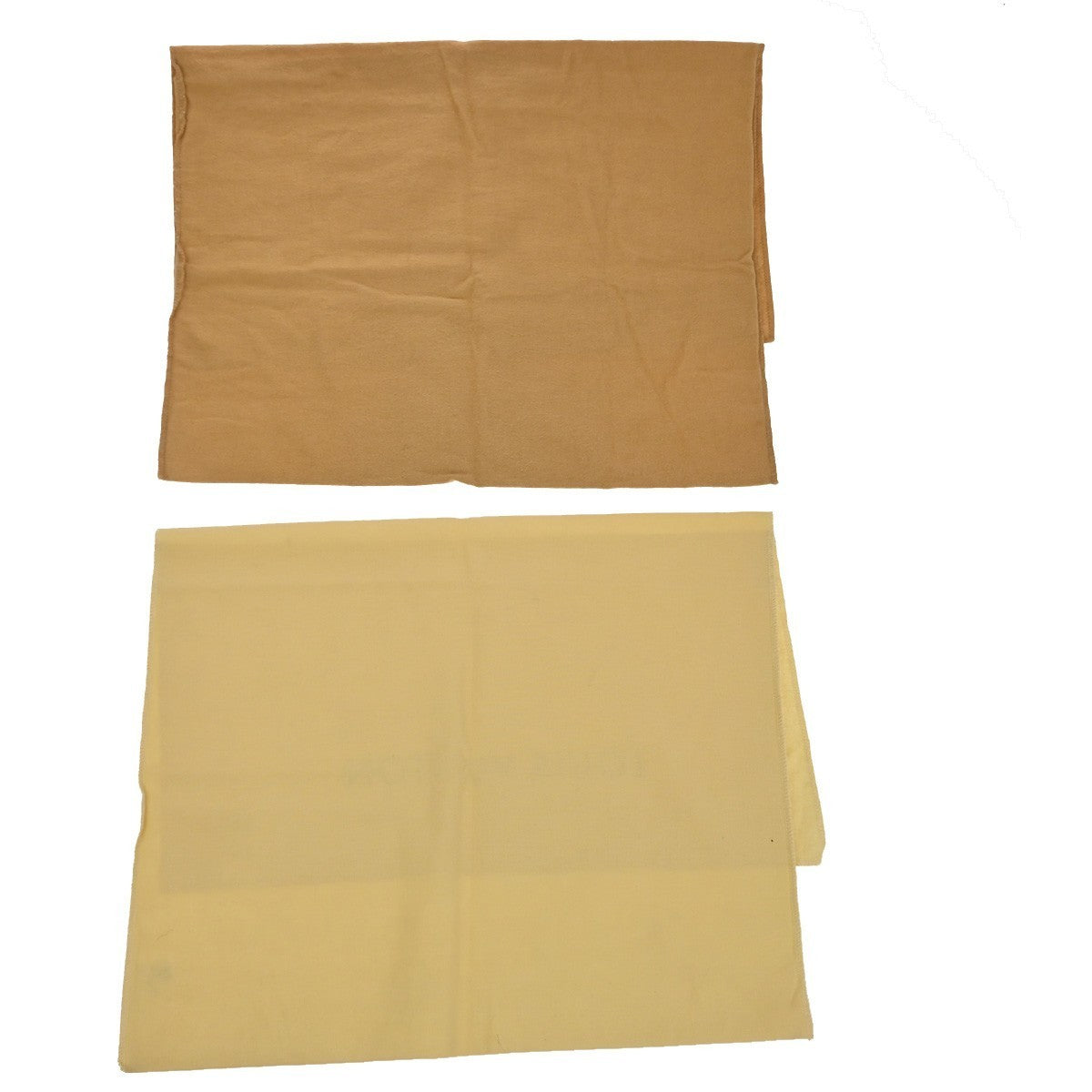 LOUIS VUITTON Logo 10 Set Dust Bag Drawstring Canvas Cotton Beige Brown 09KP230