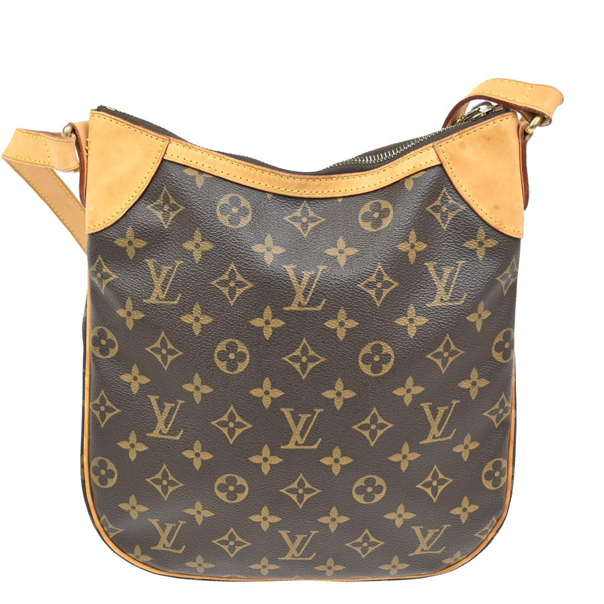 LOUIS VUITTON Odeon PM Shoulder Bag Monogram Leather Brown Spain M56390 95MA030