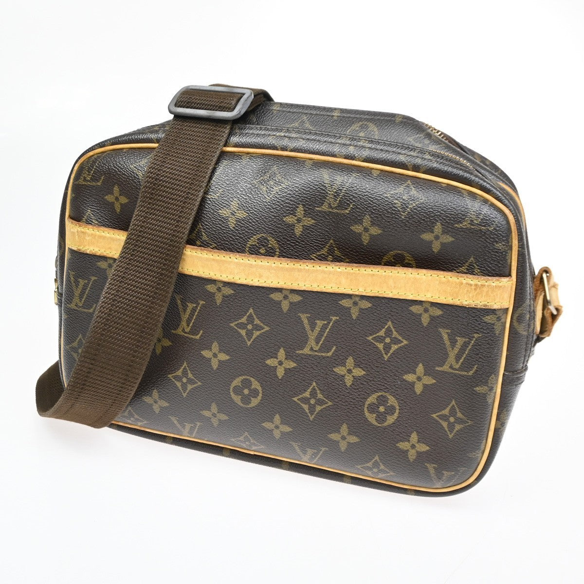 LOUIS VUITTON Reporter Crossbody Shoulder Bag Monogram Leather BN M45254 82KC246