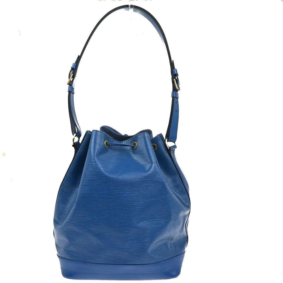 LOUIS VUITTON Noe GM Drawstring Shoulder Bag Epi Leather Blue M44005 80MA217