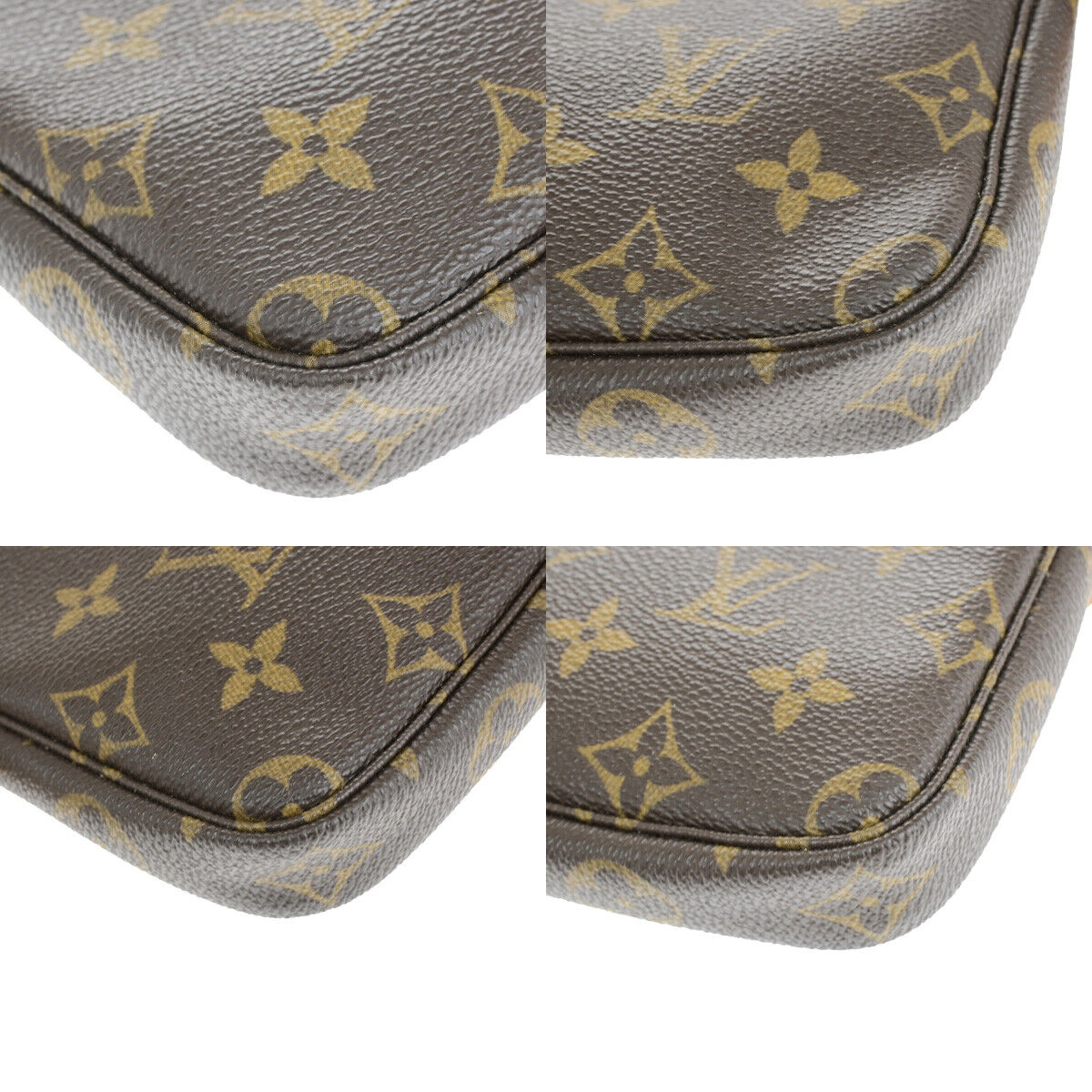 LOUIS VUITTON Mini Pochette Accessoires Hand Bag Monogram Leather M58009 12YF640