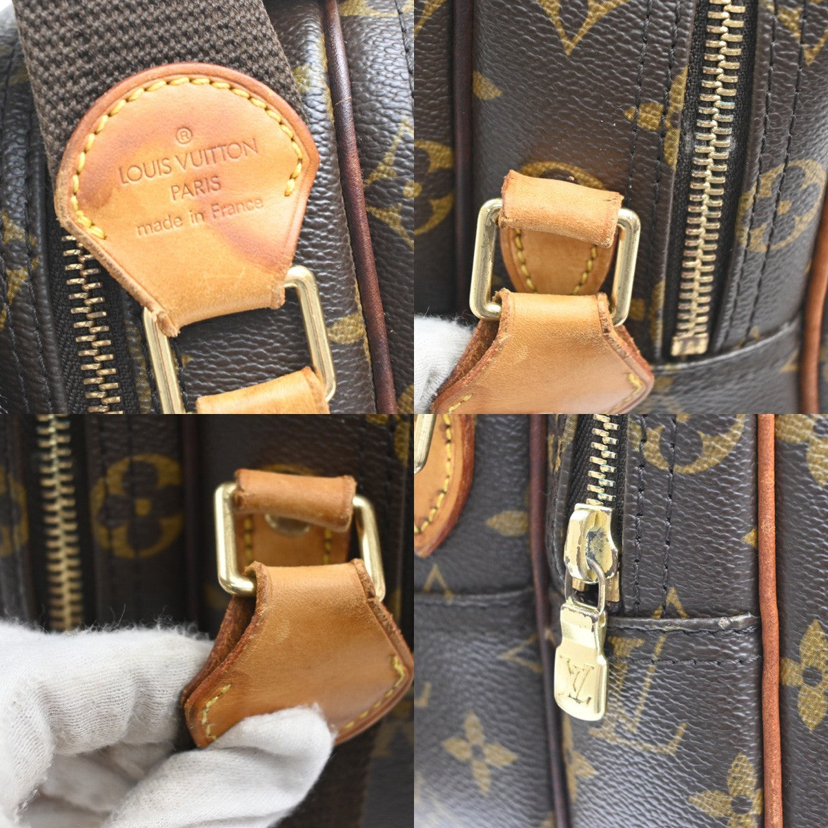 LOUIS VUITTON Reporter Crossbody Shoulder Bag Monogram Leather BN M45254 70MA521