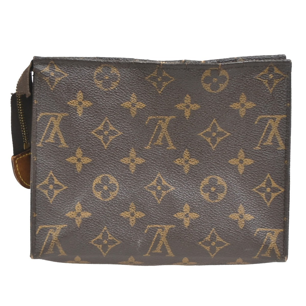 LOUIS VUITTON Poche Toilette 19 Clutch Pouch Bag Monogram Leather M47544 08KC359