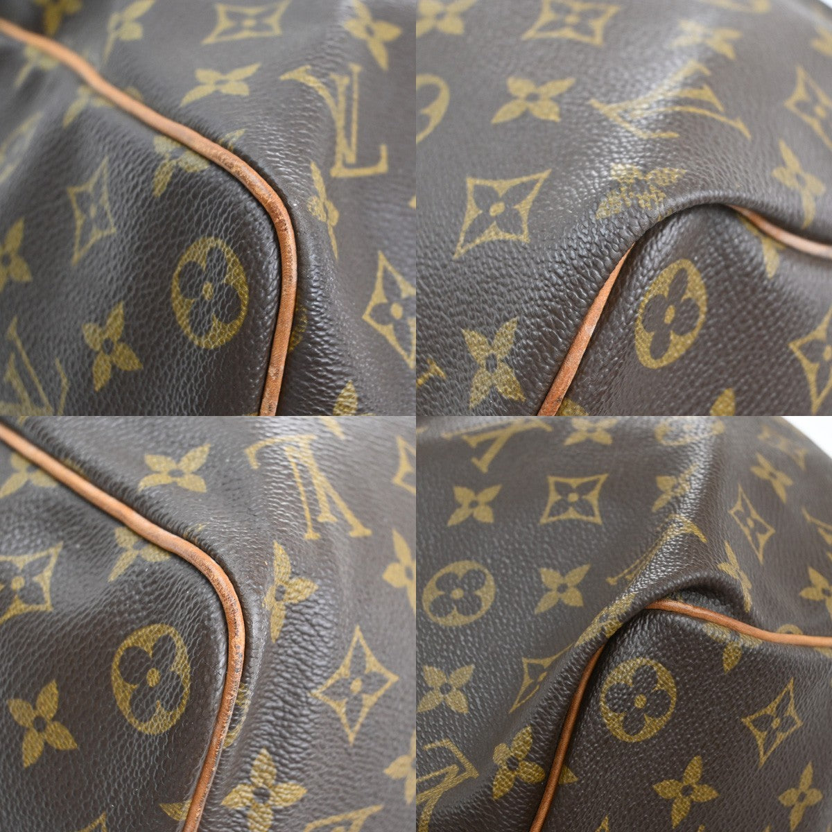 LOUIS VUITTON Keepall 45 Travel Hand Bag Monogram Leather Brown M41428 77KB355