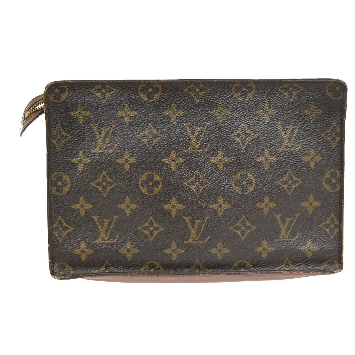 LOUIS VUITTON Pochette Homme Clutch Hand Bag Monogram Leather BN M51795 07CB006