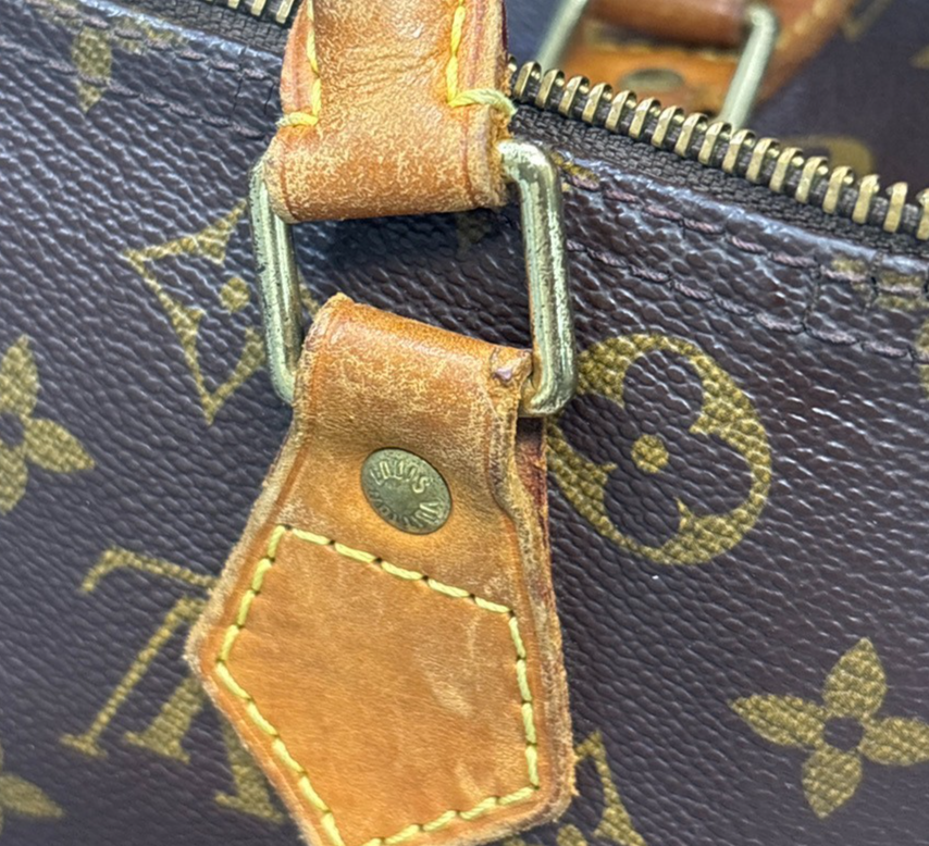 LOUIS VUITTON Speedy 30 Travel Hand Bag Monogram Leather Brown M41526 17MA700