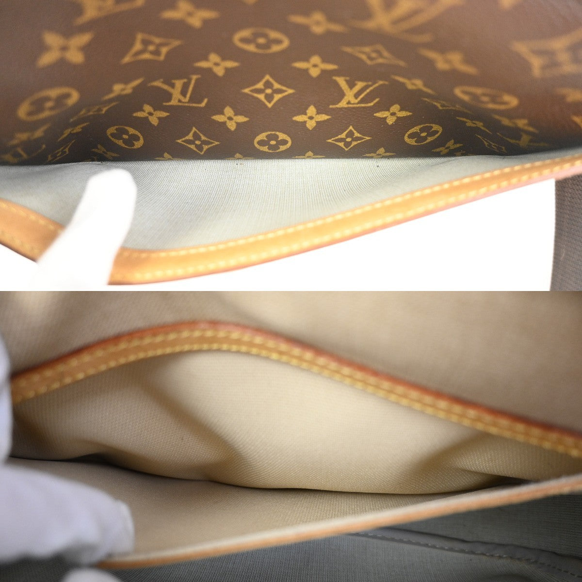 LOUIS VUITTON Reporter Crossbody Shoulder Bag Monogram Leather BN M45254 76KD020