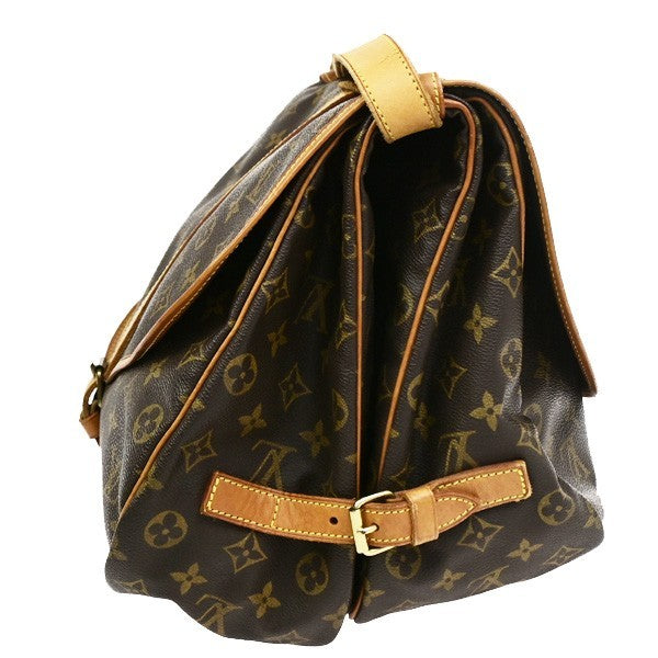 LOUIS VUITTON Saumur 35 Shoulder Bag Monogram Leather BN France M42254 77CB043