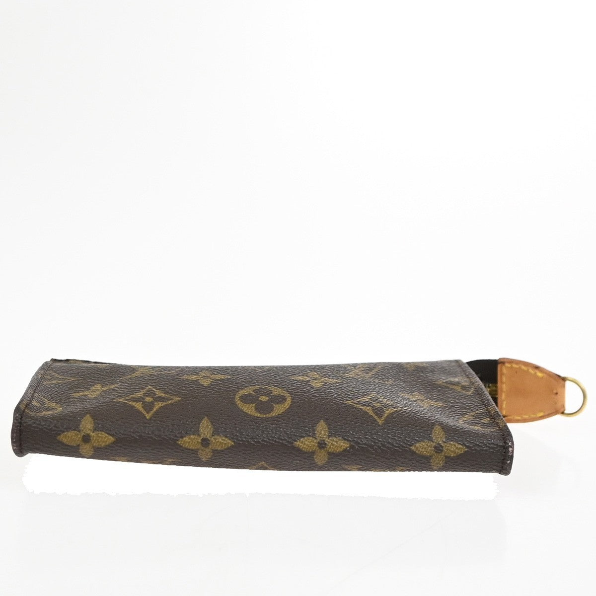 LOUIS VUITTON Bucket PM Accessory Pouch Clutch Bag Monogram Leather GHW 66KC681