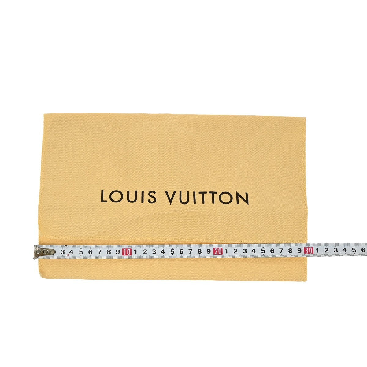 LOUIS VUITTON Logo 10 Set Dust Bag Drawstring Canvas Cotton Beige Brown 09EE127