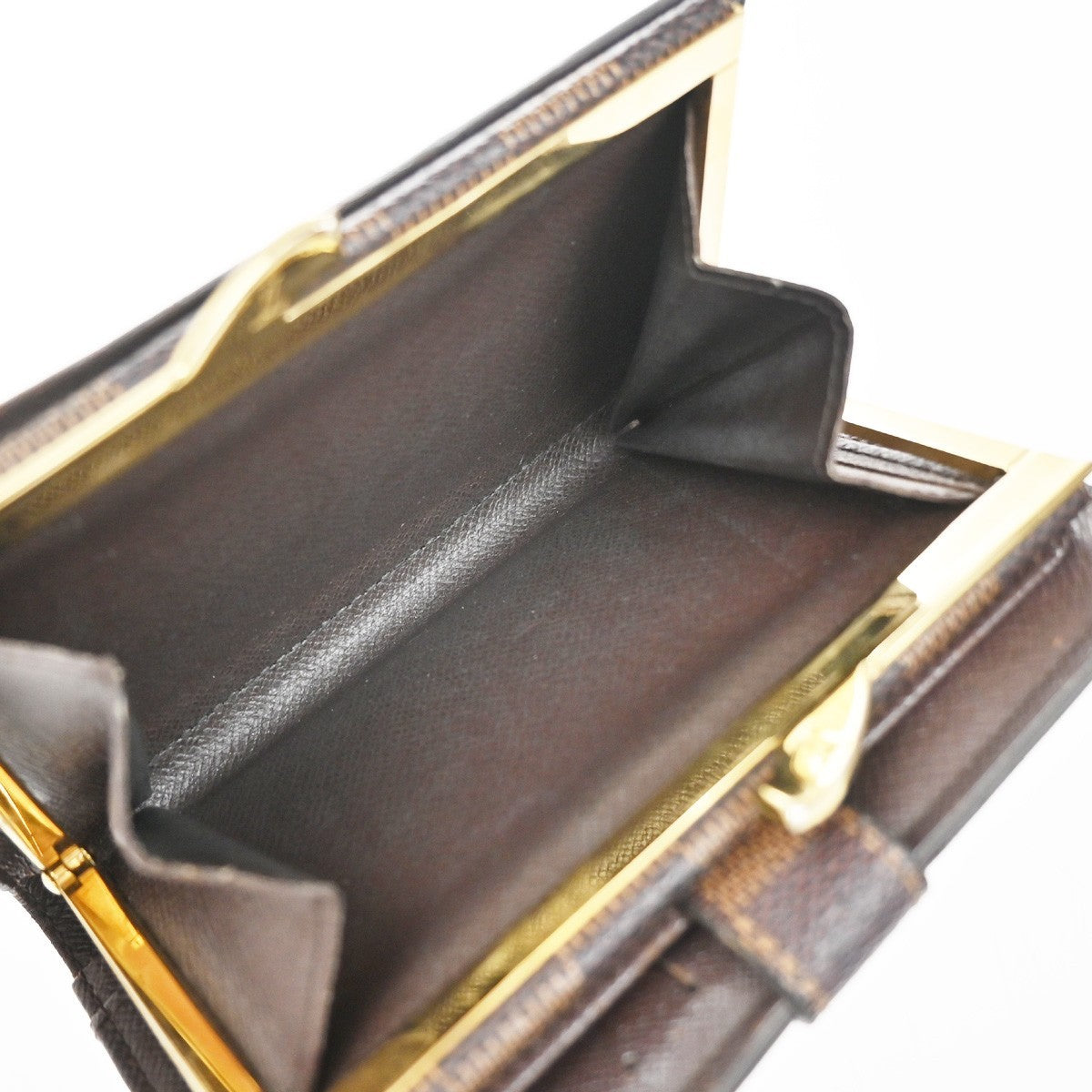 LOUIS VUITTON Portefeuille Viennois Wallet Damier Ebene Leather M61663 65CA990