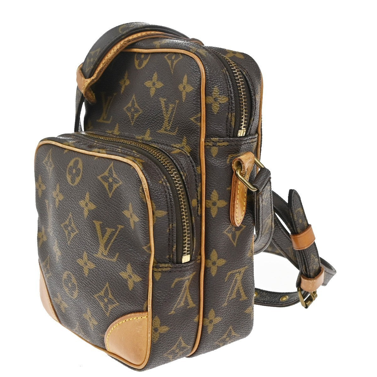 LOUIS VUITTON Amazon Crossbody Shoulder Bag Monogram Leather BN M45236 32KC286
