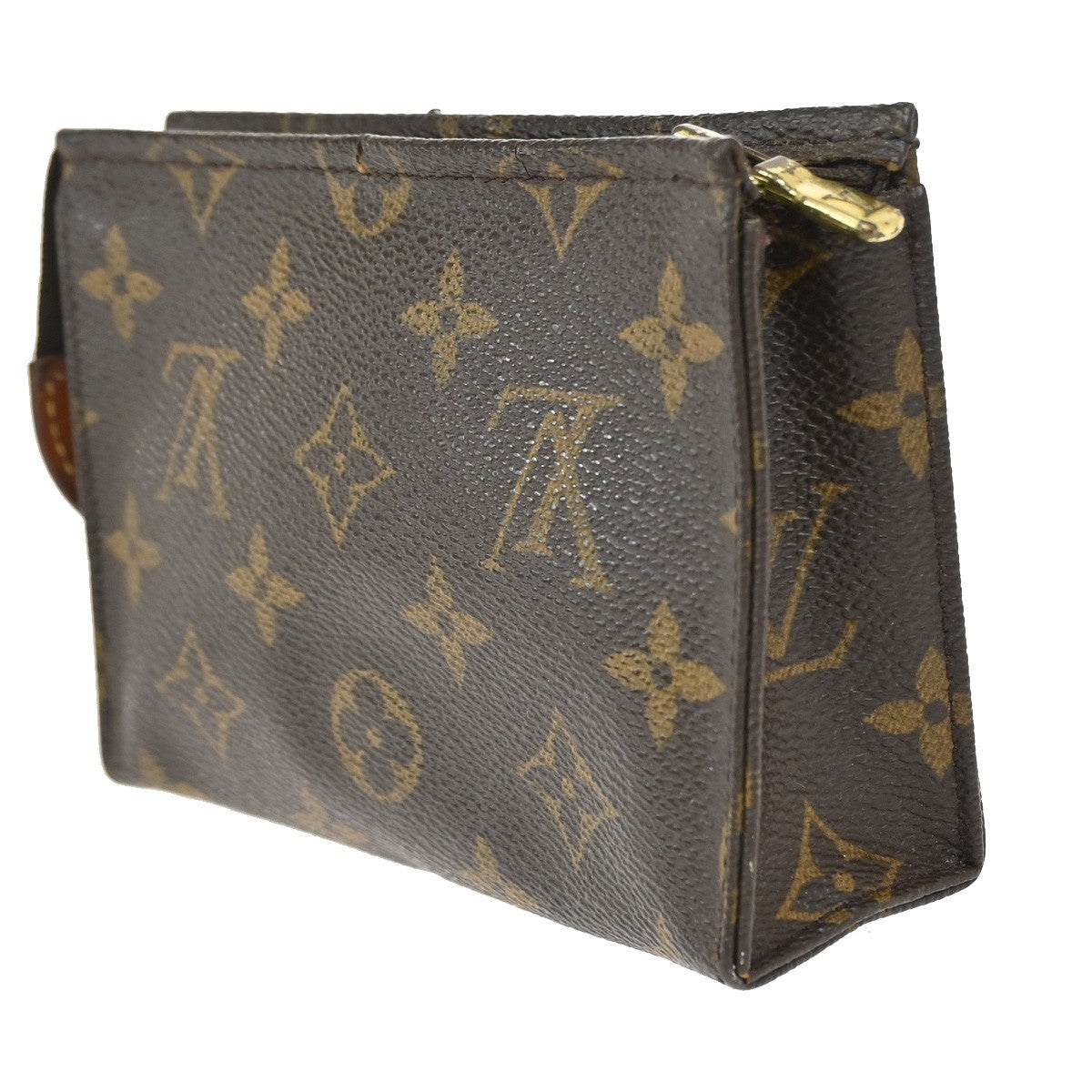 LOUIS VUITTON Poche Toilette 15 Clutch Pouch Bag Monogram Leather M47546 09CA899