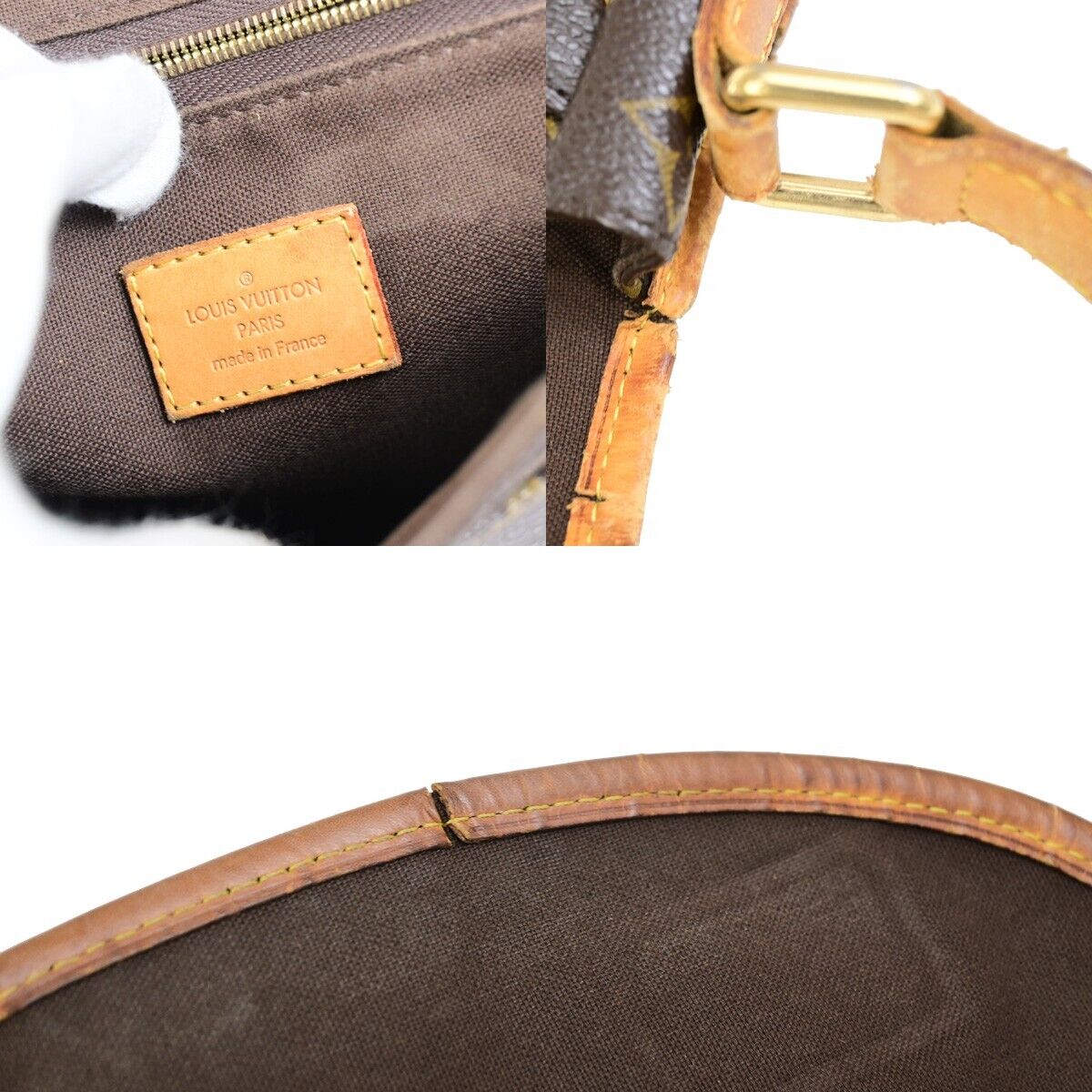 LOUIS VUITTON Menilmontant PM Shoulder Bag Monogram Leather BN M40474 61EC884