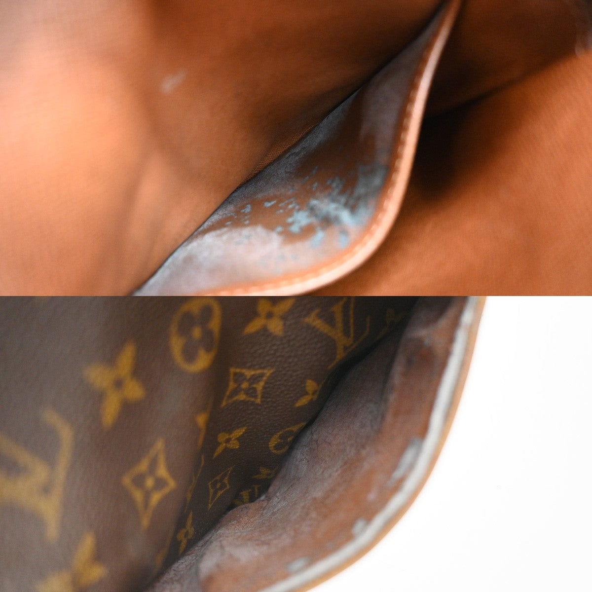 LOUIS VUITTON Danube Shoulder Bag Monogram Leather Brown France M45266 73KP006