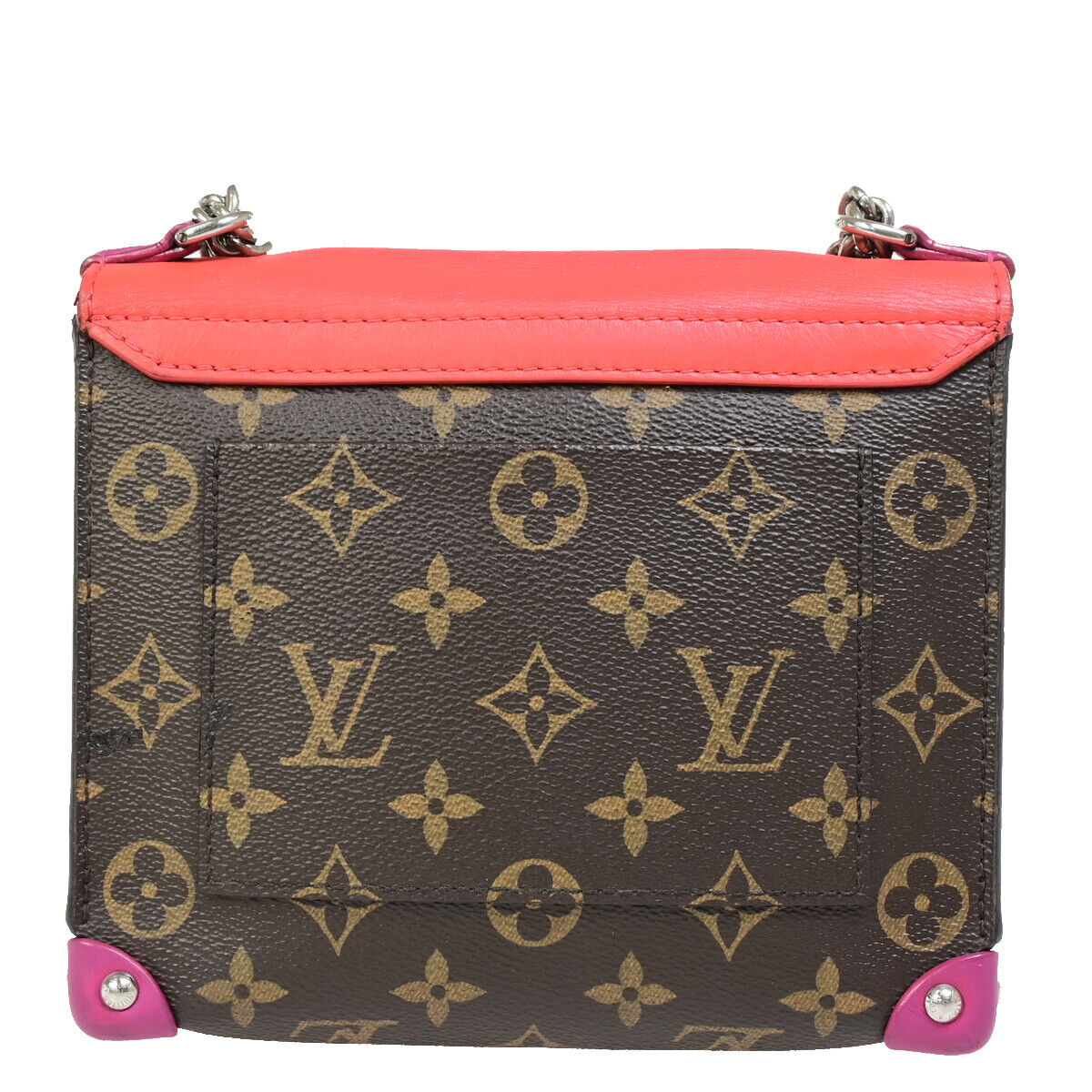 LOUIS VUITTON Pochette Mask PM Chain Shoulder Bag Monogram Leather BN RD 98YG341