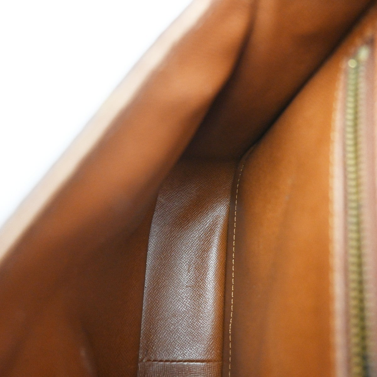 LOUIS VUITTON Saint Cloud GM Shoulder Bag Monogram Leather Brown M51242 32KB540