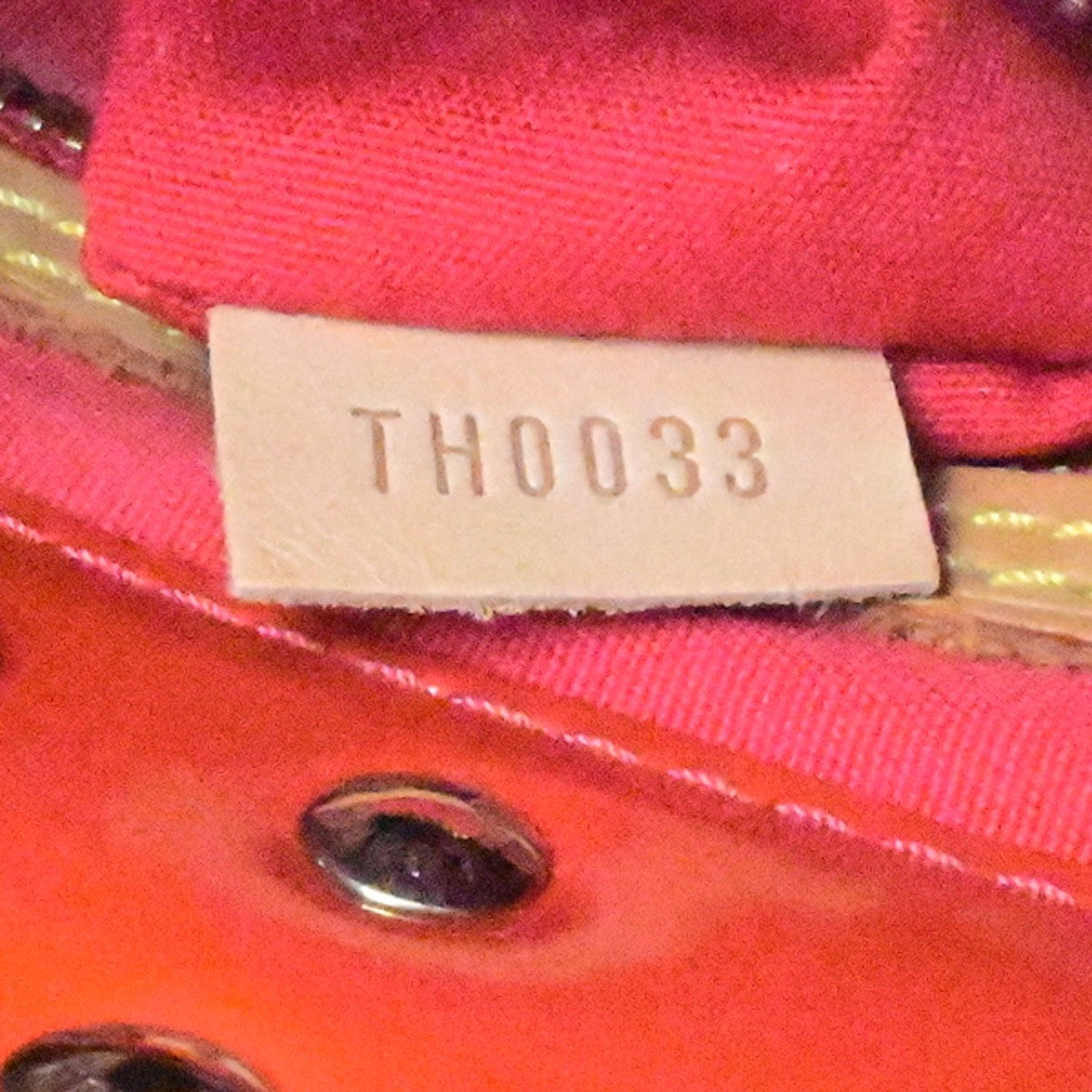 LOUIS VUITTON Read PM Hand Bag Monogram Vernis Patent Leather Red M91088 31YH134