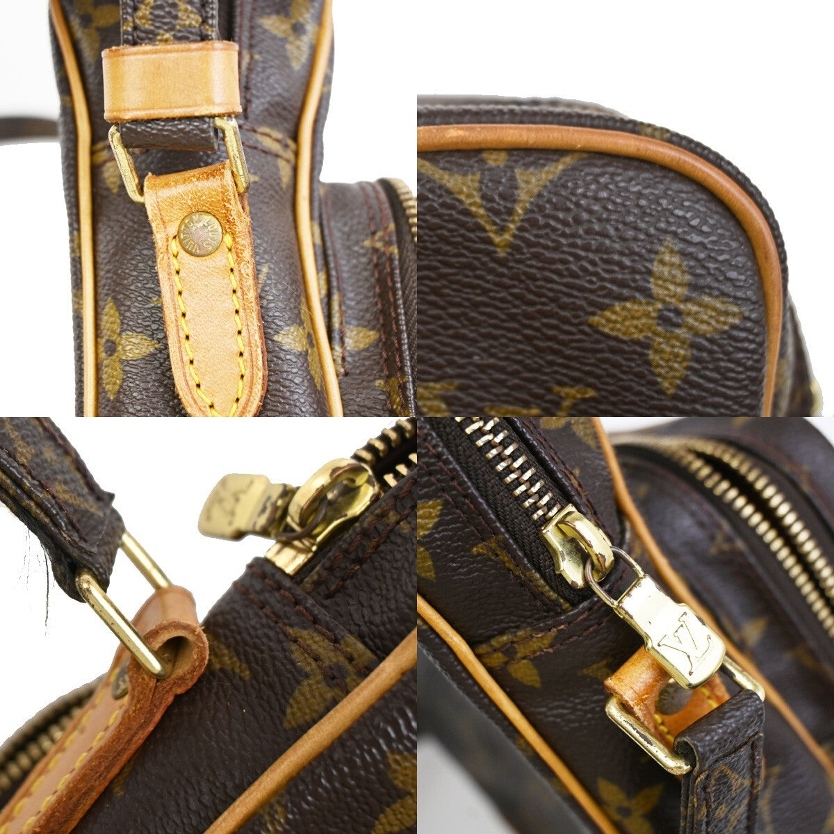 LOUIS VUITTON Amazon Crossbody Shoulder Bag Monogram Leather BN M45236 89FB582