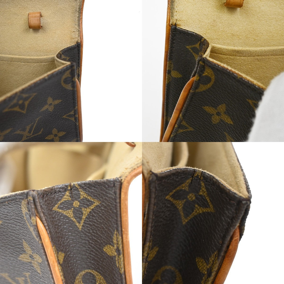LOUIS VUITTON Pochette Twin GM 2Way Shoulder Bag Monogram Brown M51852 34CA808