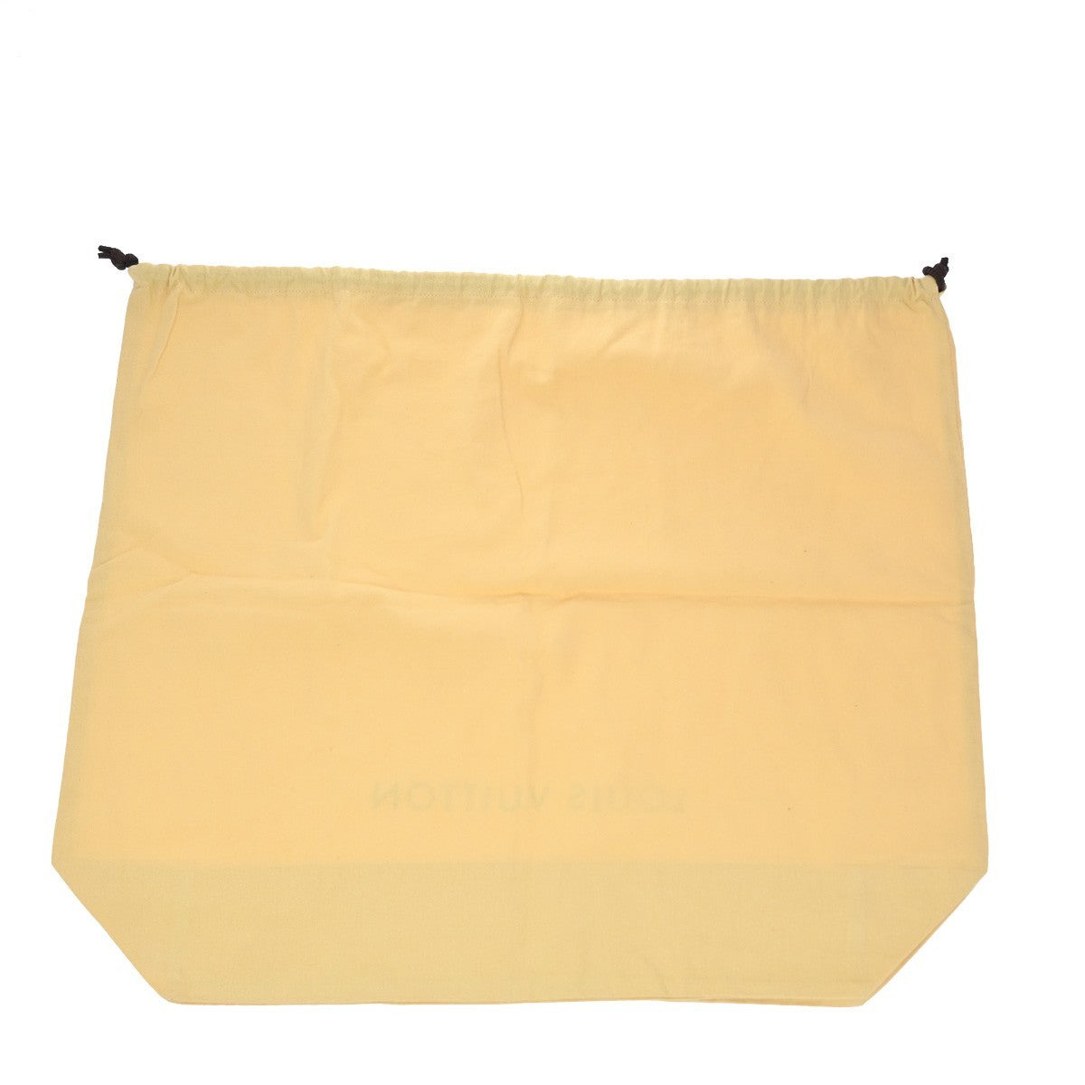 LOUIS VUITTON Logo 10 Set Dust Bag Drawstring Canvas Cotton Beige Brown 09KP189