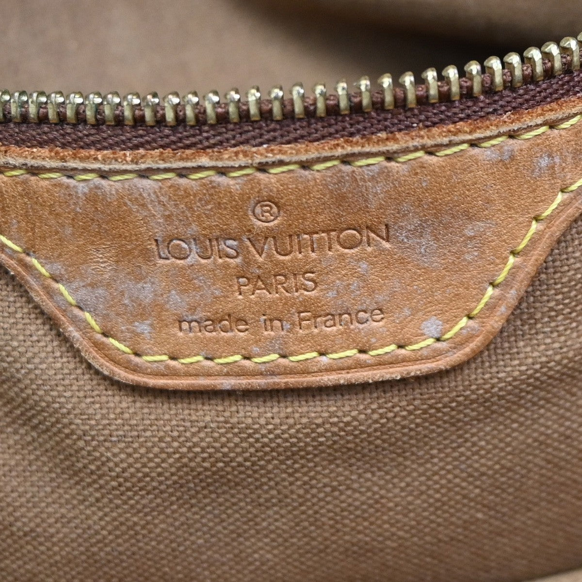 LOUIS VUITTON Cabas Piano Shoulder Bag Monogram Leather Brown M51148 80CA724