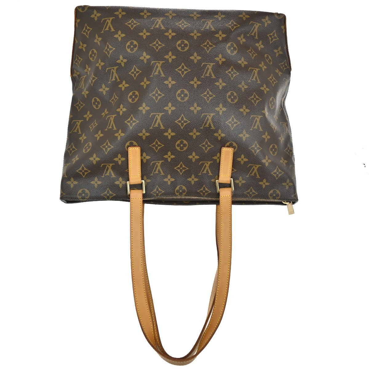 LOUIS VUITTON Cabas Mezzo Shoulder Bag Monogram Leather Brown M51151 97TA323