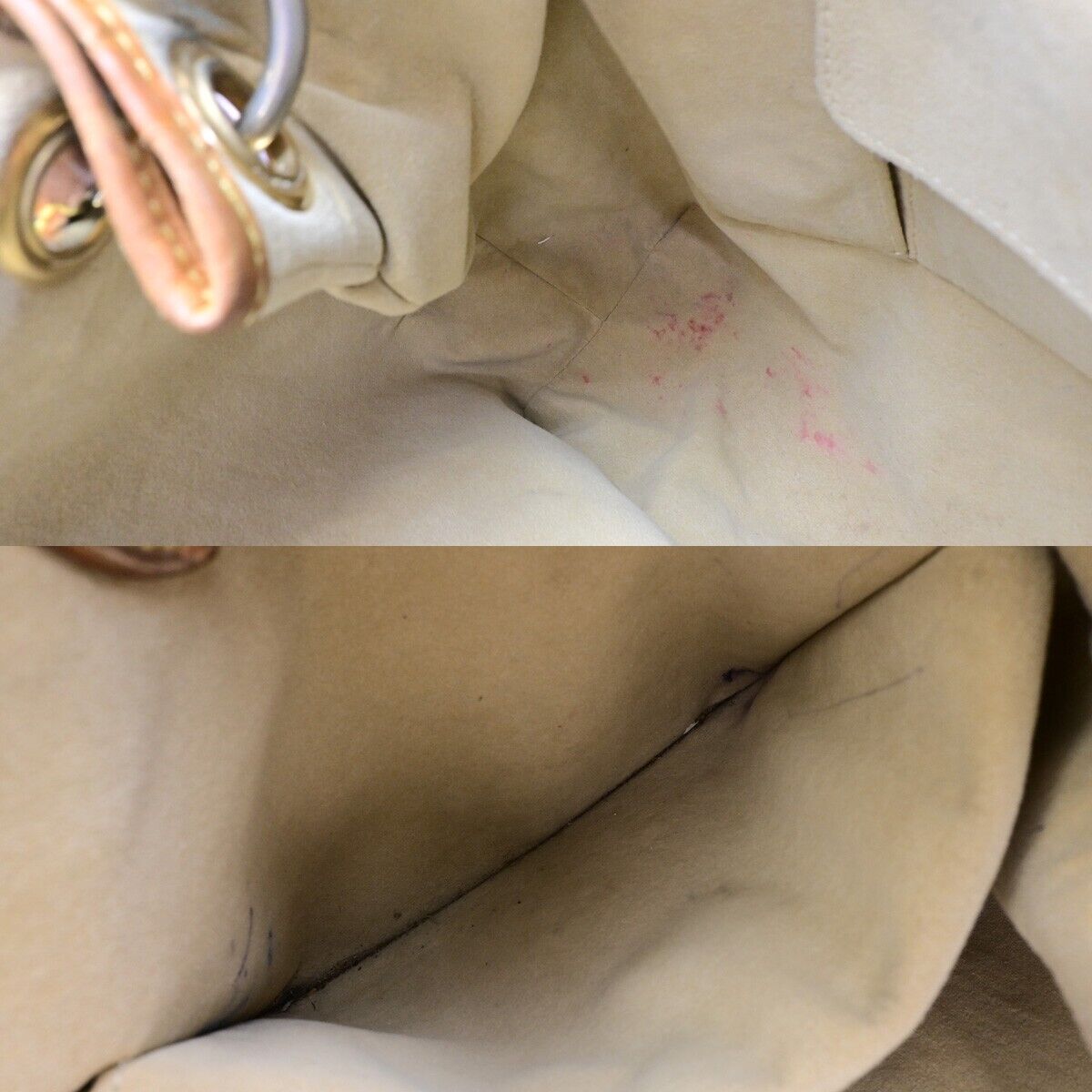 LOUIS VUITTON Galliera PM Shoulder Bag Monogram Leather Brown GD M56382 73ED049