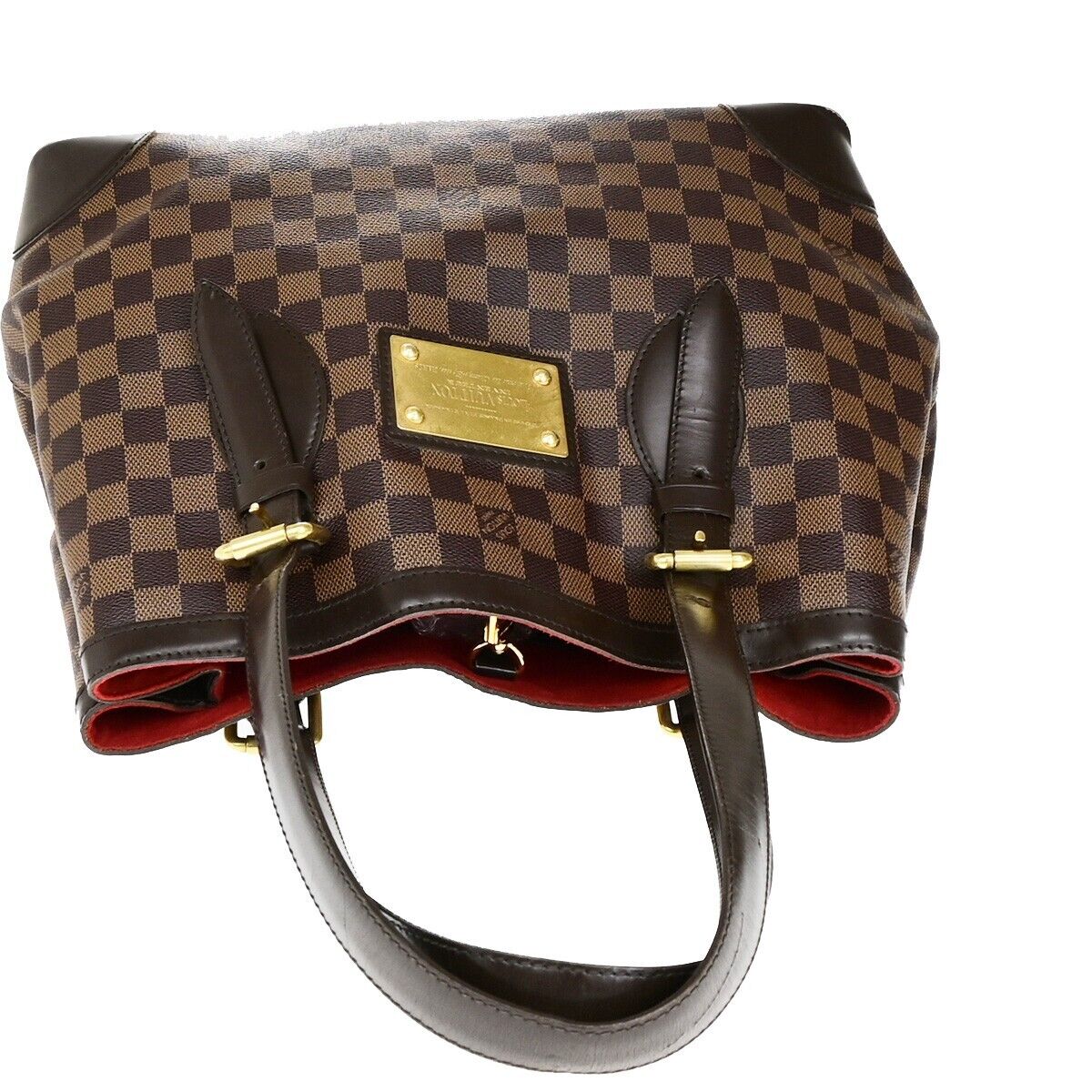 LOUIS VUITLOUIS VUITTON Hampstead MM Shoulder Bag Damier Leather N51204 11EC893