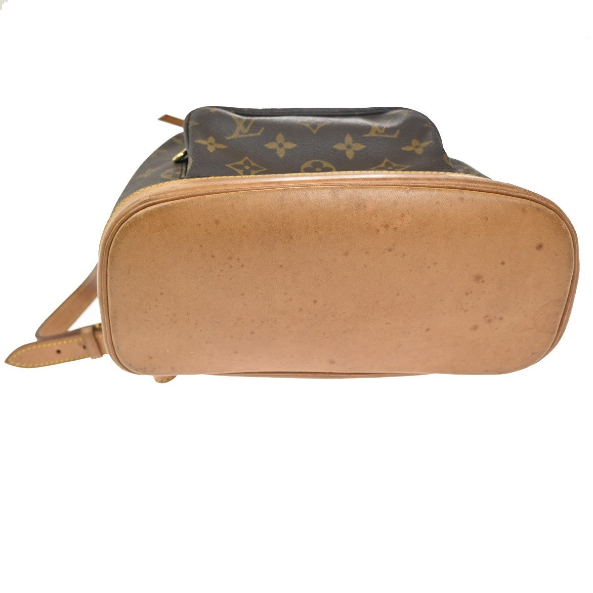 LOUIS VUITTON Montsouris MM Backpack Bag Monogram Leather Brown M51136 15CA596