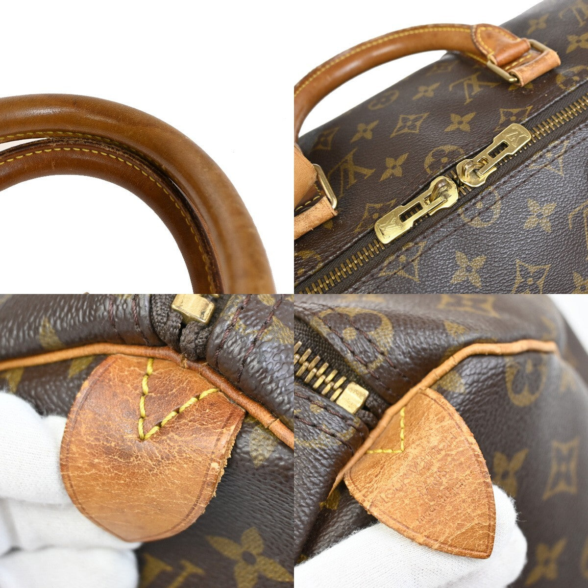 LOUIS VUITTON Keepall 50 Travel Hand Bag Monogram Leather Brown M41426 88FB594