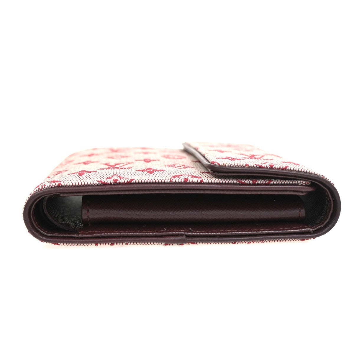 LOUIS VUITTON Porte Bie Carte Credit Wallet Monogram Mini Cherry M92241 39TA628