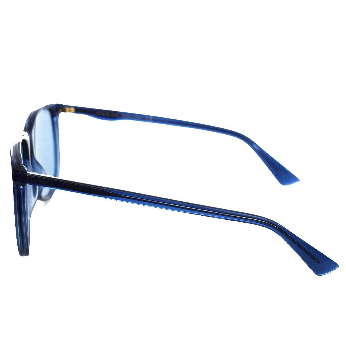 GUCCI Logo Sunglasses Eye Wear Plastic Metal Blue GG0263S 003 Italy 68JH058