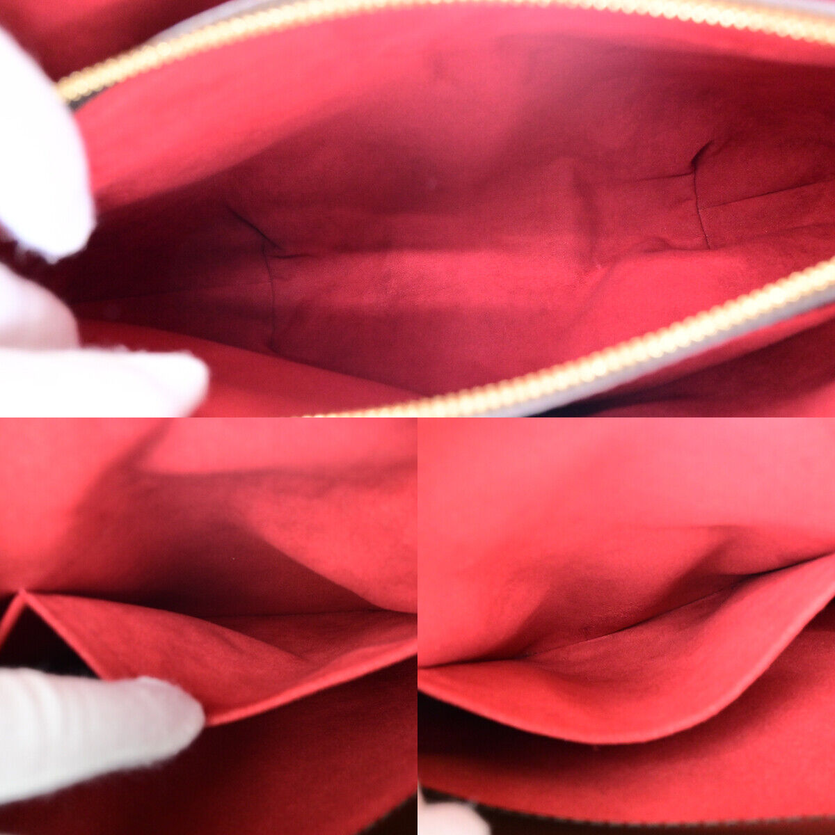 LOUIS VUITTON Sistina GM Shoulder Bag Damier Ebene Leather Brown N41540 93YE731