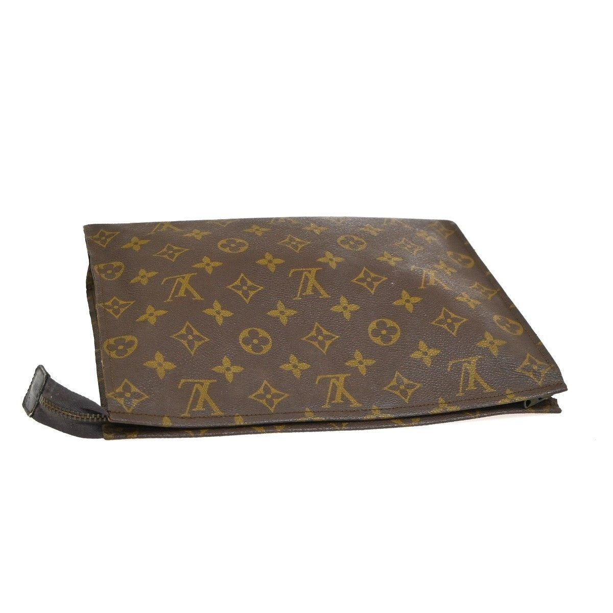 LOUIS VUITTON Poche Toilette 26 Clutch Pouch Bag Monogram Leather M47542 01YJ181