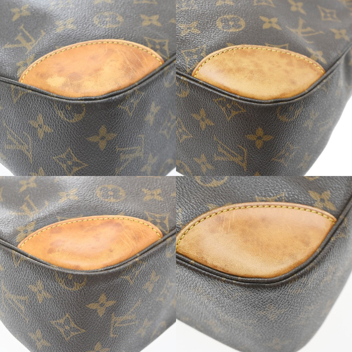 LOUIS VUITTON Boulogne 30 Shoulder Bag Monogram Leather Brown M51265 84YJ279