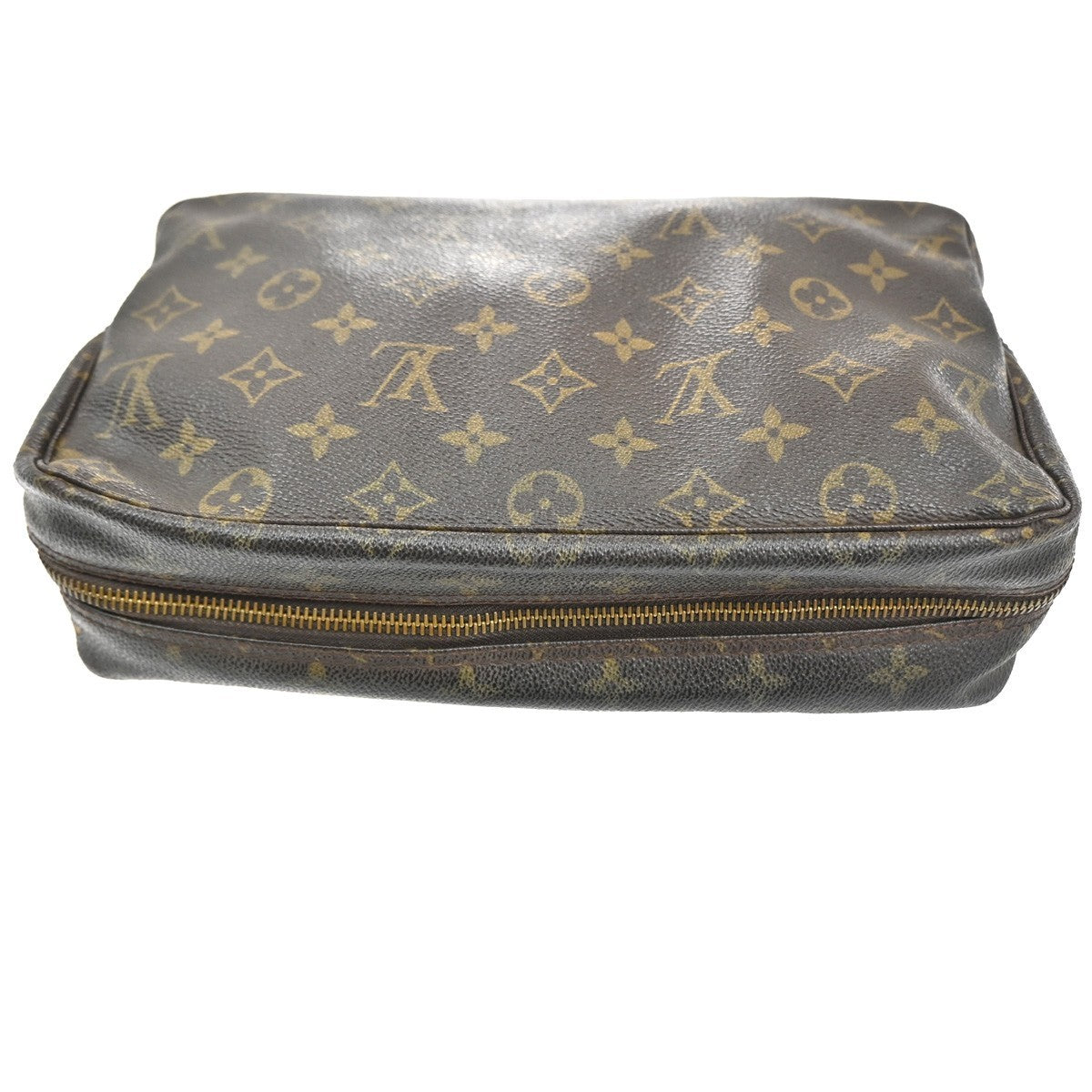 LOUIS VUITTON Trousse Toilette 28 Clutch Hand Bag Monogram Brown M47522 05KC254