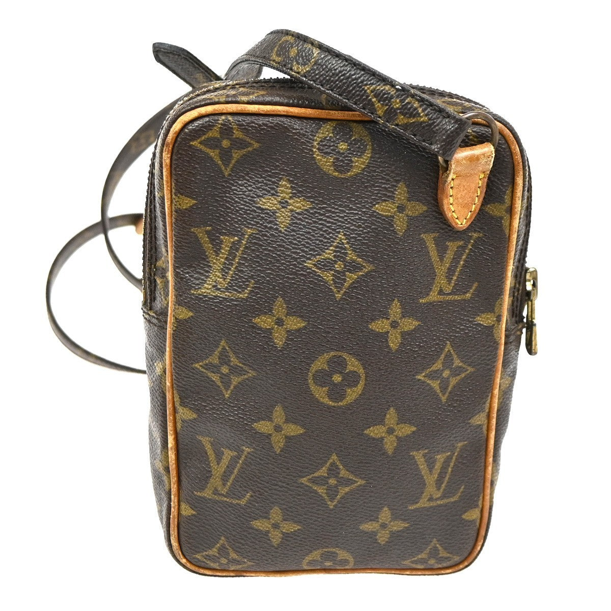 LOUIS VUITTON Mini Amazon Shoulder Bag Monogram Leather Brown M45238 33KC460