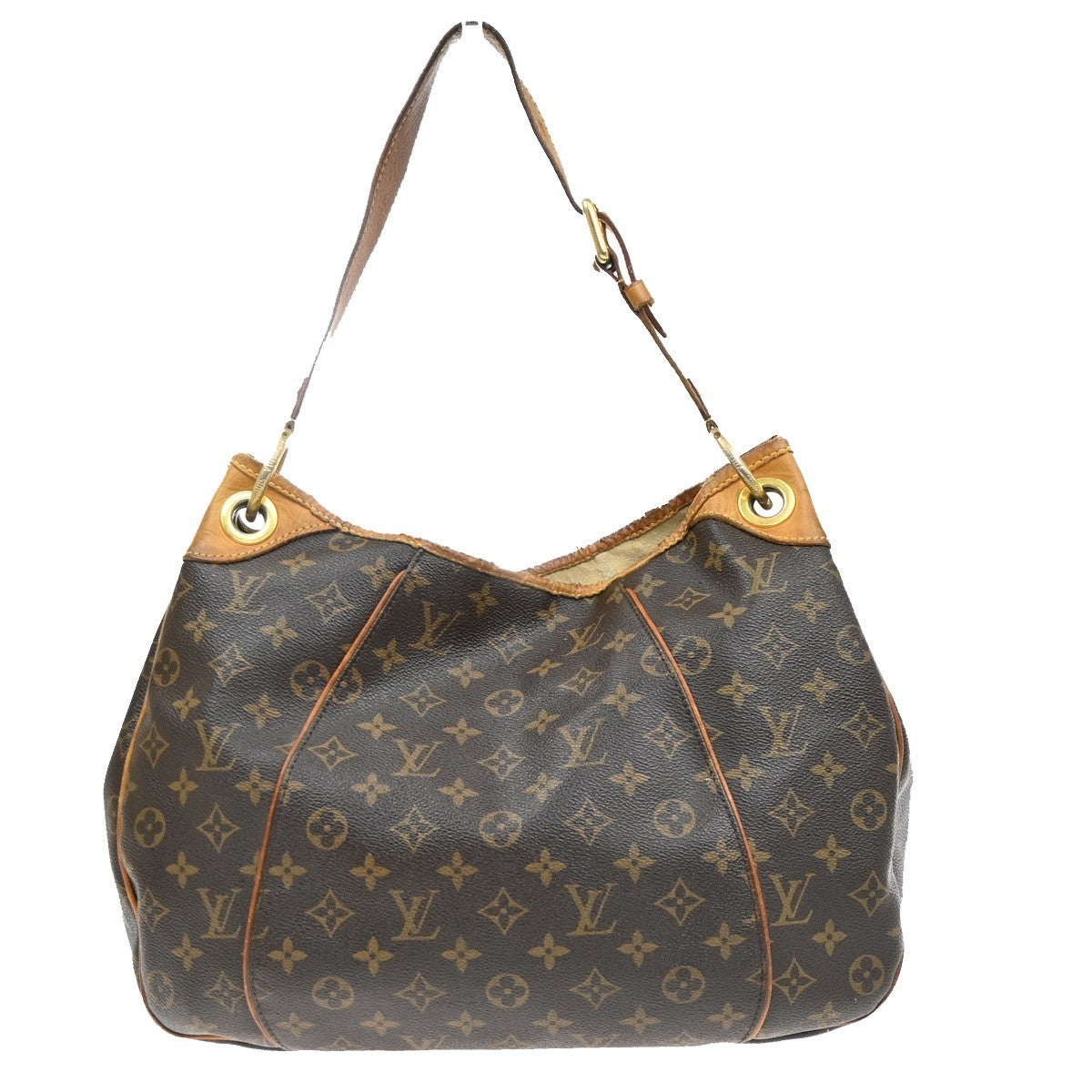 LOUIS VUITTON Galliera PM Shoulder Bag Monogram Leather Brown GD M56382 30MA654