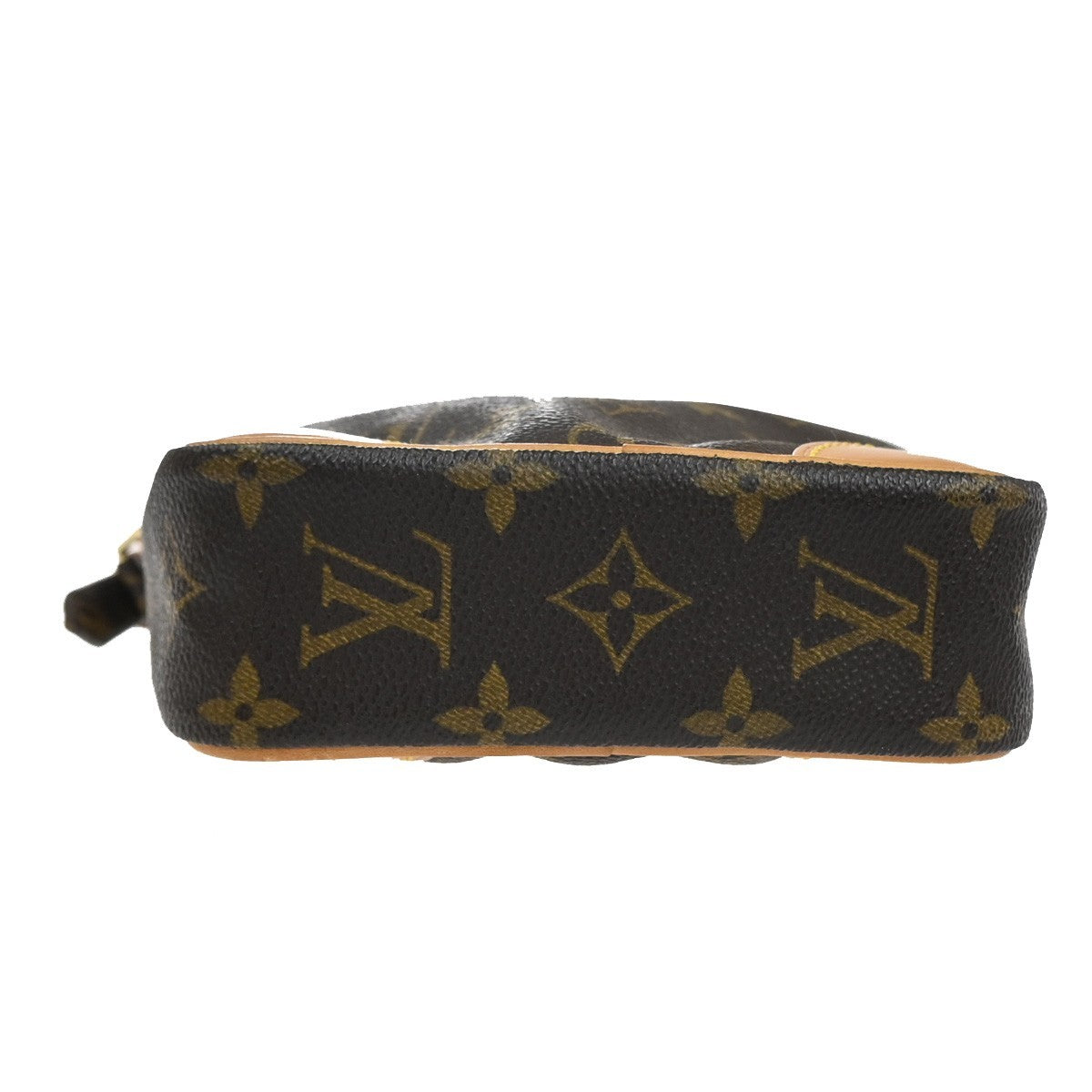 LOUIS VUITTON Danube Shoulder Bag Monogram Leather Brown France M45266 84YH883