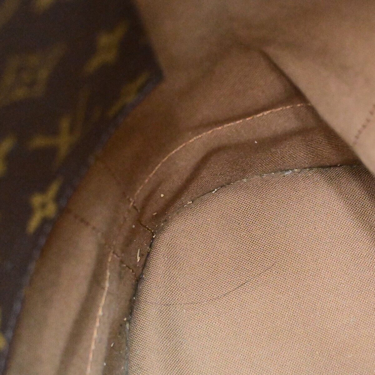 LOUIS VUITTON LV Randonnee GM Shoulder Bag Monogram Leather Brown M42244 81EC876
