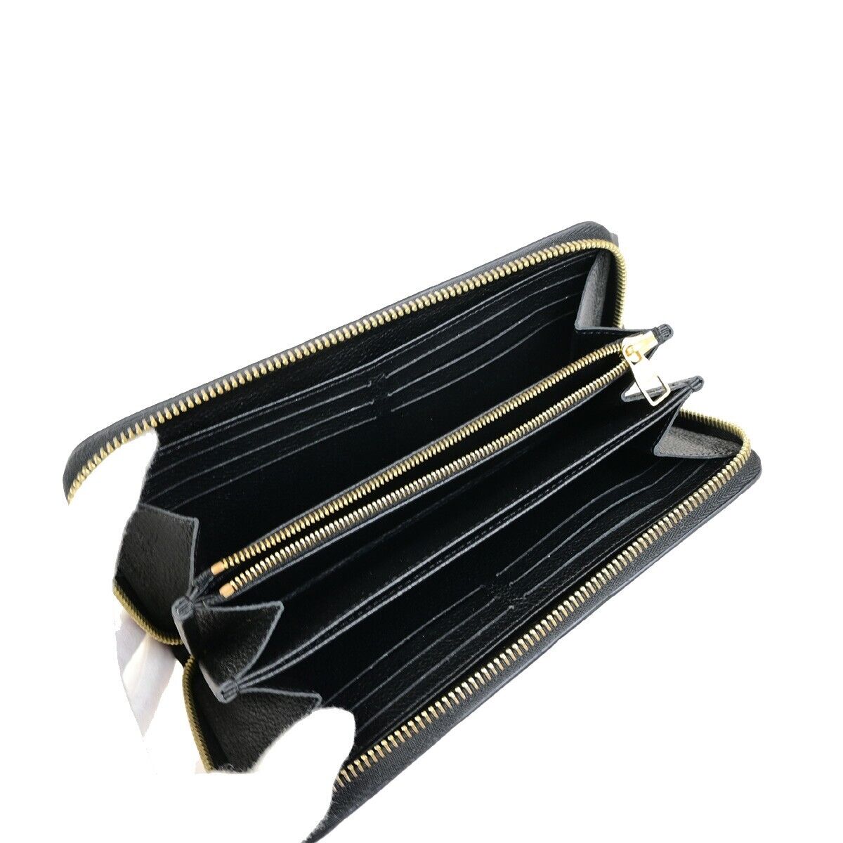 LOUIS VUITTON LV Zippy Long Wallet Monogram Empreinte Balck M93435 79FB264