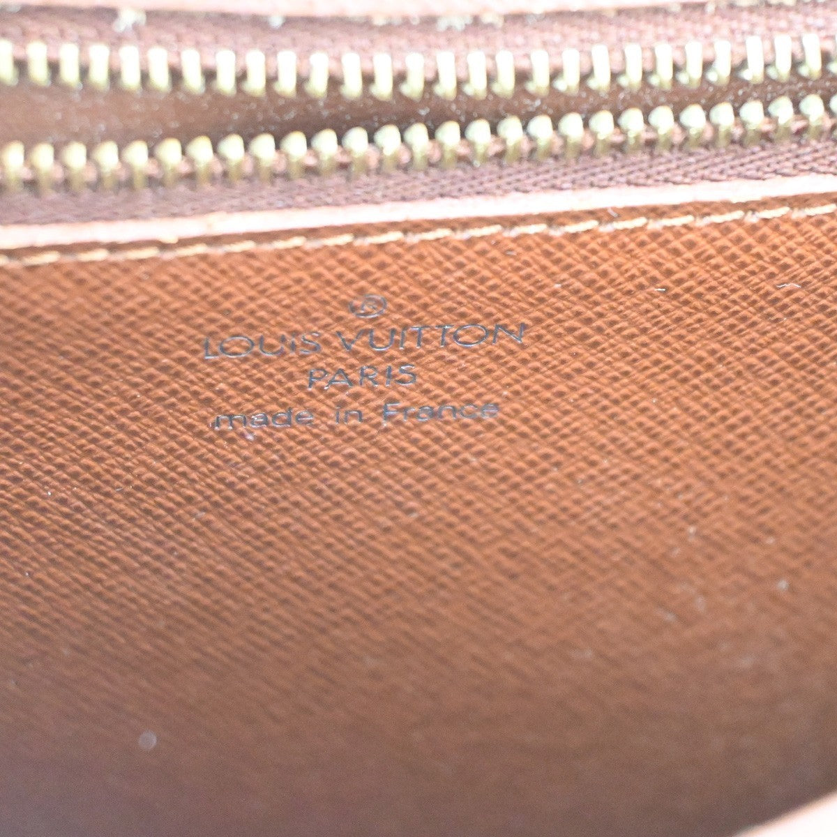 LOUIS VUITTON Saint Cloud GM Shoulder Bag Monogram Leather Brown M51242 76CA606